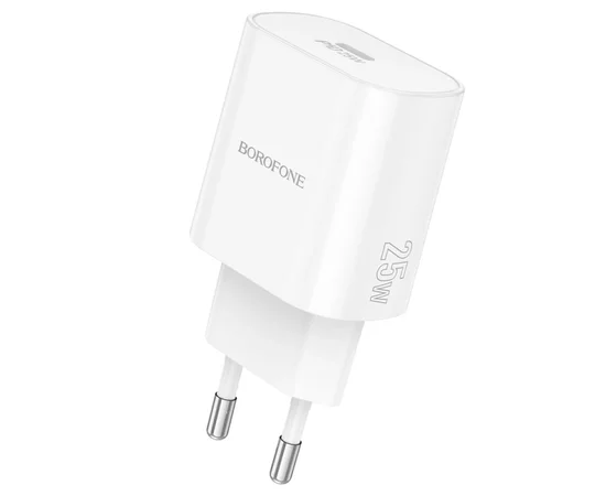 СЗУ Borofone BA82A Platinum PD25W (1USB-C) White