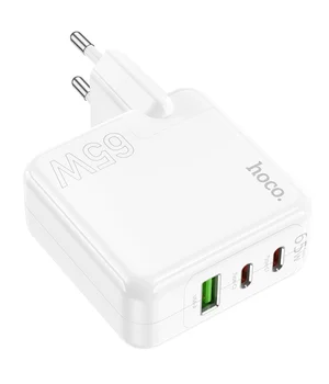 СЗУ Hoco C115A Header PD65W (2C1A) White