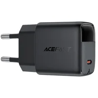 СЗУ Acefast A113 PD20W GaN (1USB-C) + кабель Type-C to Type-C Black