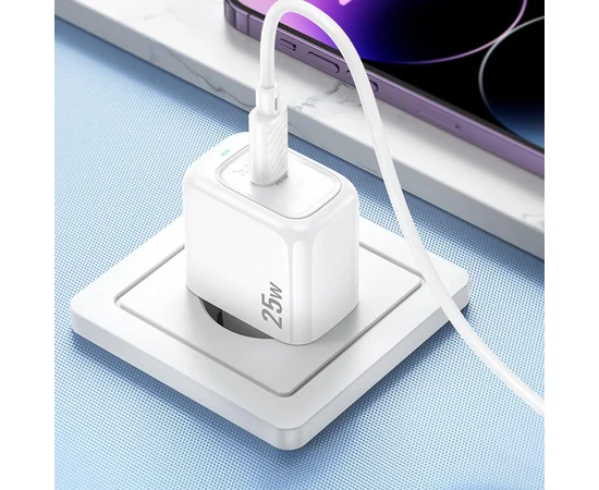 СЗУ Hoco CS53A Surplus PD25W (1USB-C) White