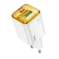 СЗУ Hoco N53 Monsoon PD30W+QC3.0 (1USB-A/1C) White