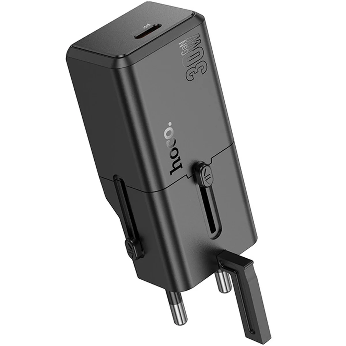 СЗУ Hoco AC25 Mini PD30W (1USB-C) universal travel charger Black