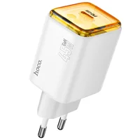 СЗУ Hoco N54 Monsoon PD45W (1USB-C) White
