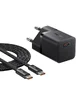 СЗУ Baseus GaN5 Fast Charger (mini) 1C 25W + Type-C to Type-C (P10110909113) Cluster Black
