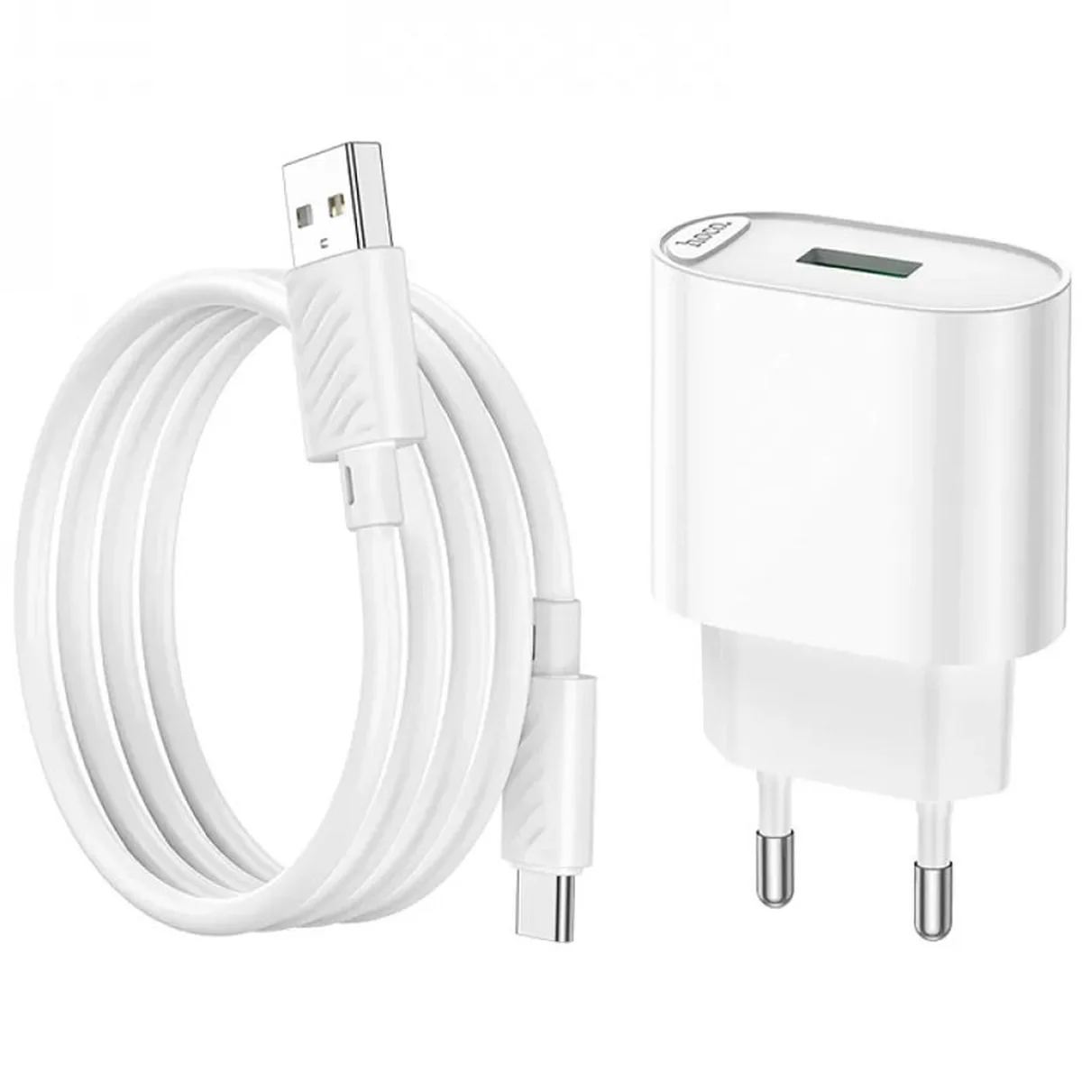 СЗУ HOCO C109A Fighter QC3.0 + Type-C White