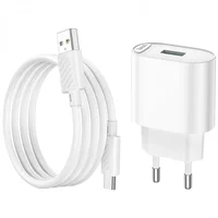 СЗУ HOCO C109A Fighter QC3.0 + Type-C White