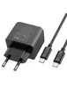 СЗУ Hoco CS14A PD20W+QC3.0 (1USB-A/1C) + Type-C to Type-C Black