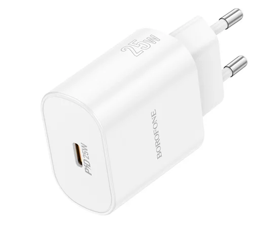СЗУ Borofone BA82A Platinum PD25W (1USB-C) White