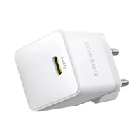 СЗУ Baseus Palm Fast Charger 30W (1USB-C) + кабель Type-C to Type-C (P10111605113-01) Moon White