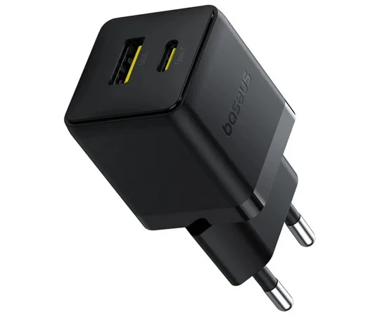 СЗУ Baseus Palm Fast Charger 30W (1USB-A/1C) (P1011160A) Cluster Black