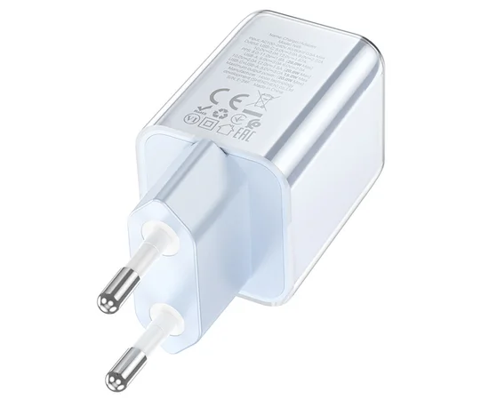 СЗУ Hoco N46 Glorious PD20W+QC3.0 (1USB-A/1C) Blue