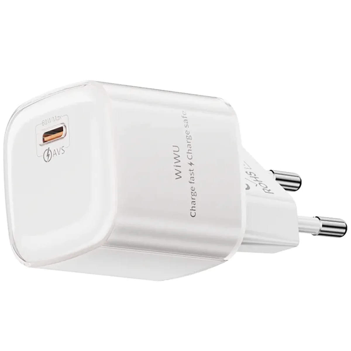 СЗУ WIWU G037 Jelly PD60W GaN (1USB-C) White