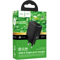 СЗУ Hoco CS111A Lounge PD22.5W (1USB-C) Black