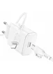 СЗУ Borofone BA81A PD20W (1USB-C) + кабель Type-C to Lightning White