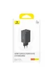 СЗУ Baseus GaN6 Pro OS 2C+2U 65W + Type-C to Type-C 100W (1m) (P10162701) Black