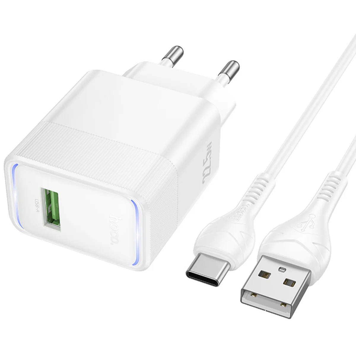 СЗУ Hoco CS111A Lounge PD22.5W (1USB-C) + кабель USB to Type-C White