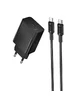 СЗУ Borofone BAS75A Source PD30W (1USB-C) + кабель Type-C to Type-C Black