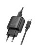 СЗУ Hoco C140A Smart QC3.0 (1USB/3A) + Type-C Black