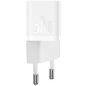СЗУ Baseus GaN5 Fast Charger (mini) 30W (1USB-C) + кабель Type-C to Type-C (P10110902) Moon White