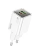 СЗУ Hoco N46 Glorious PD20W+QC3.0 (1USB-A/1C) White