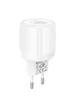 СЗУ Borofone BA93A Lustrous PD20W+QC3.0 (1USB-A/1C) White