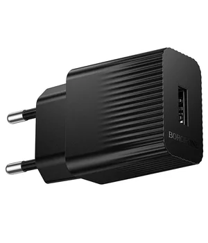 СЗУ Borofone BAS71A Source 2.1A (1USB-A) Black