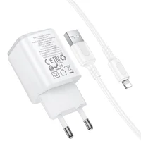 СЗУ Borofone BAS81A Star 10.5W (2USB-A) + кабель USB to Lightning White