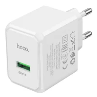 СЗУ Hoco CS12A QC3.0 (1USB-A/18W) White