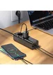 Подовжувач Hoco NS10 Wisdom 2-position PD67W (1USB-A/3C/2Socket) (2m) Black