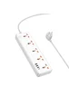 Подовжувач Hoco AC14A Rico PD30W (3USB-A/1C/5xSocket) (1.5m) White