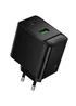 СЗУ Borofone BAS17A Erudite PD65W+QC3.0 (1USB-A/1C) Black