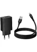 СЗУ Hoco CS92A Leader 18W+QC3.0 (1USB-A) + кабель USB to MicroUSB Black