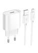 СЗУ Hoco C109A Fighter 10.5W (1USB-A) + кабель USB to MicroUSB White
