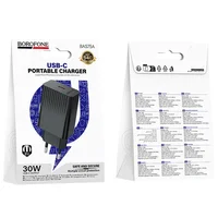 СЗУ Borofone BAS75A Source PD30W (1USB-C) Black