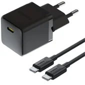 СЗУ Baseus Palm Fast Charger 20W (1USB-C) + кабель Type-C to Type-C (P10111602) Cluster Black