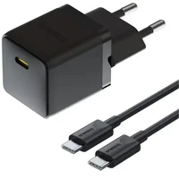 СЗУ Baseus Palm Fast Charger 20W (1USB-C) + кабель Type-C to Type-C (P10111602) Cluster Black