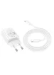 СЗУ Hoco N62 Gentle PD30W (1USB-C) + кабель Type-C to Type-C White