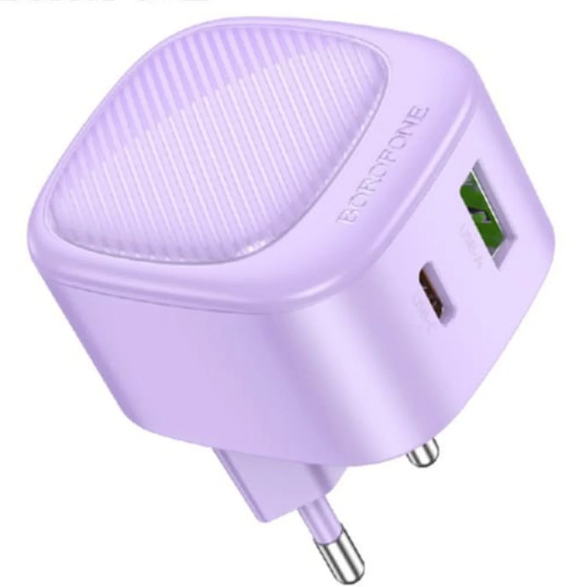 СЗУ Borofone BAS22A Fortune PD20W+QC3.0 (1C1A) Purple
