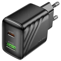 СЗУ Hoco CS25A Rico PD20W+QC3.0 (1USB-A/1C) Black