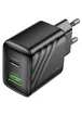 СЗУ Hoco CS25A Rico PD20W+QC3.0 (1USB-A/1C) Black