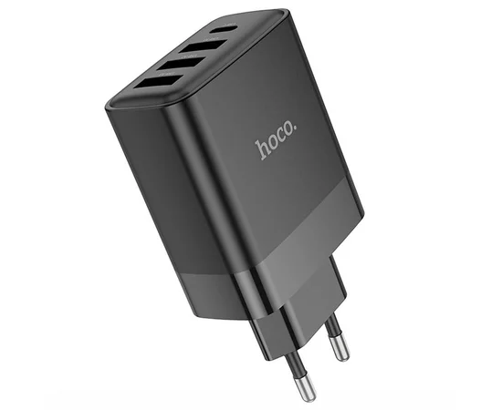 СЗУ Hoco C127A Intelligent PD45W (3USB-A/1C) Black
