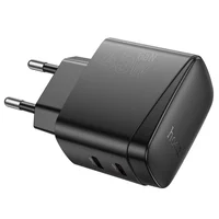 СЗУ Hoco CS62A Bright PD45W (2USB-C) Black
