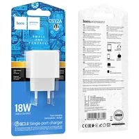 СЗУ Hoco CS12A QC3.0 (1USB-A/18W) White