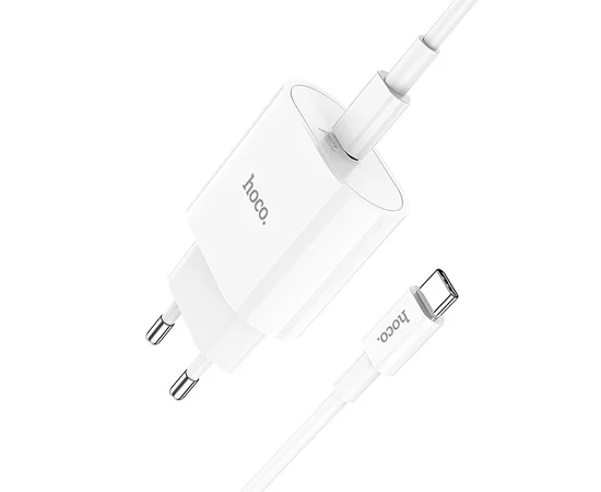 СЗУ Hoco C94A Metro PD20W (1C) + Type-C to Type-C White