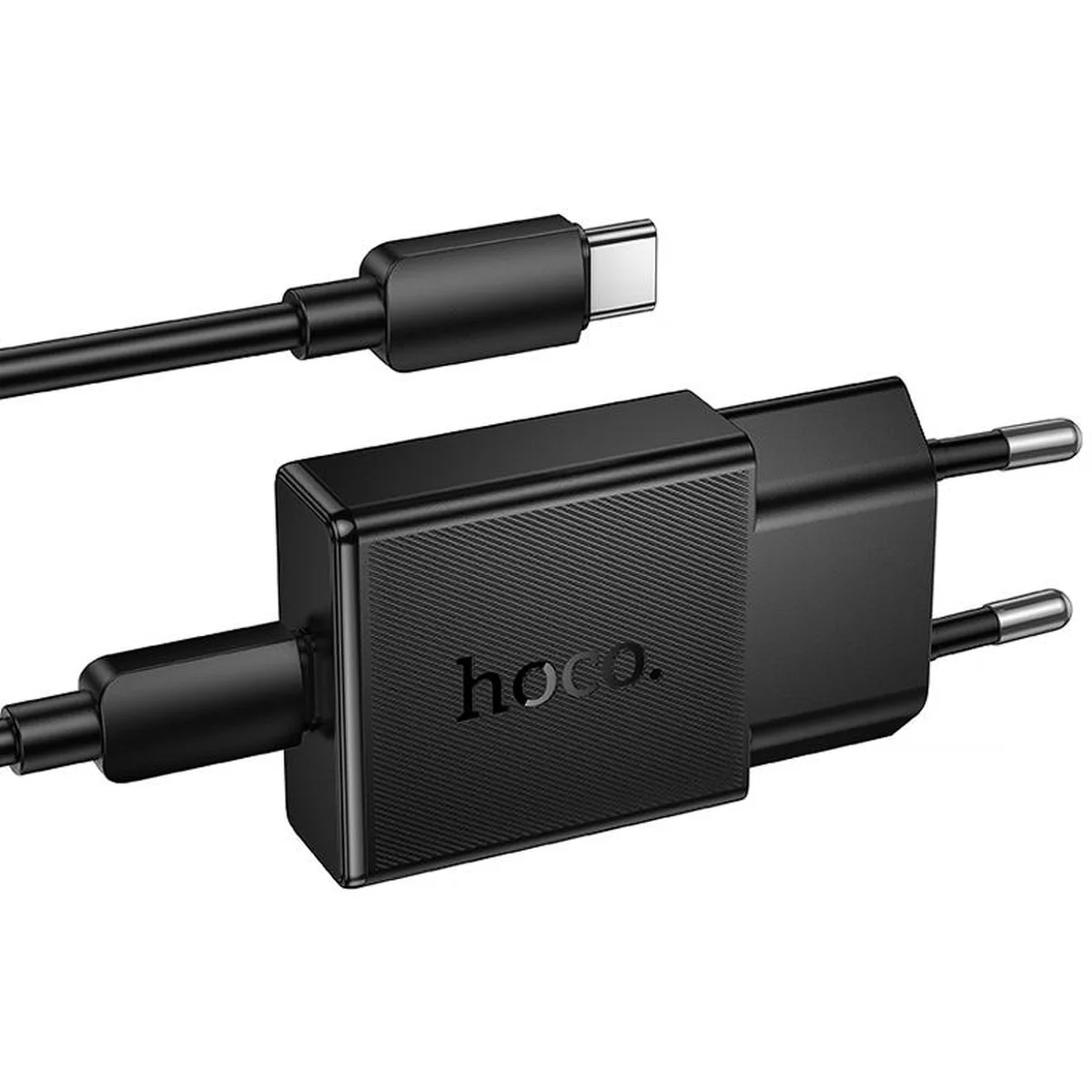 СЗУ Hoco N74 Speed ultra-thin PD25W (1USB-C) + кабель Type-C to Type-C Black