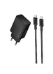 СЗУ Borofone BAS73A Source PD20W (1USB-C) + кабель Type-C to Type-C Black