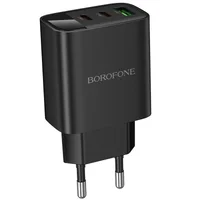 СЗУ Borofone BA98A Ilustre with digital display PD30W (1USB-A/2C) Black