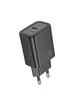 СЗУ Hoco N63 Gentle PD30W+QC3.0 (1USB-A/1C) + кабель Type-C to Lightning Black