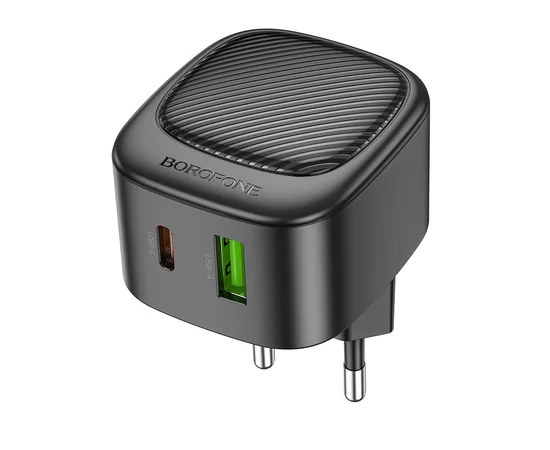 СЗУ Borofone BAS22A Fortune PD20W+QC3.0 (1C1A) Black