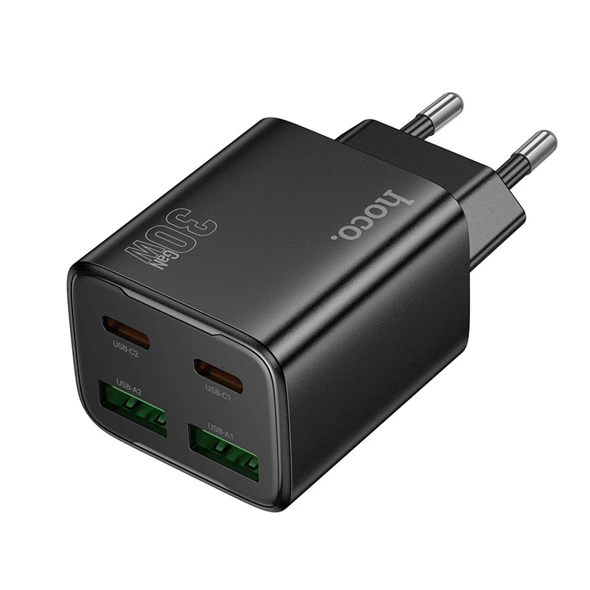 СЗУ Hoco N56 Fundador PD30W four-port (2USB-A/2C) Black
